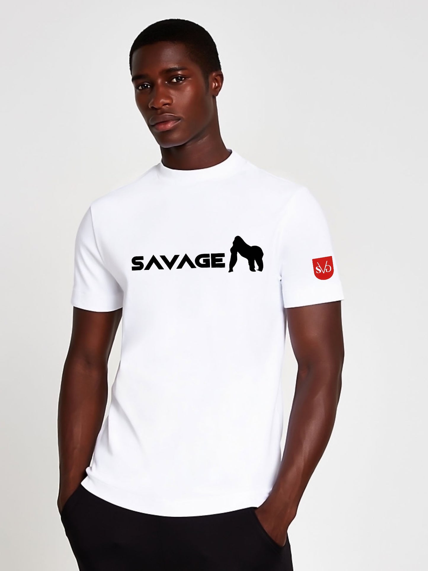 Tee-shirt à manche courtes SAVAGEMOOD Blanc